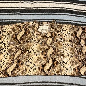 French Grey snakeskin mini dress size L